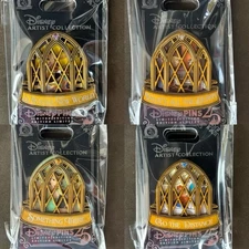 Disney Pin Artist Series Jes Willis Magnetic Window IN HAND - YOU CHOOSE