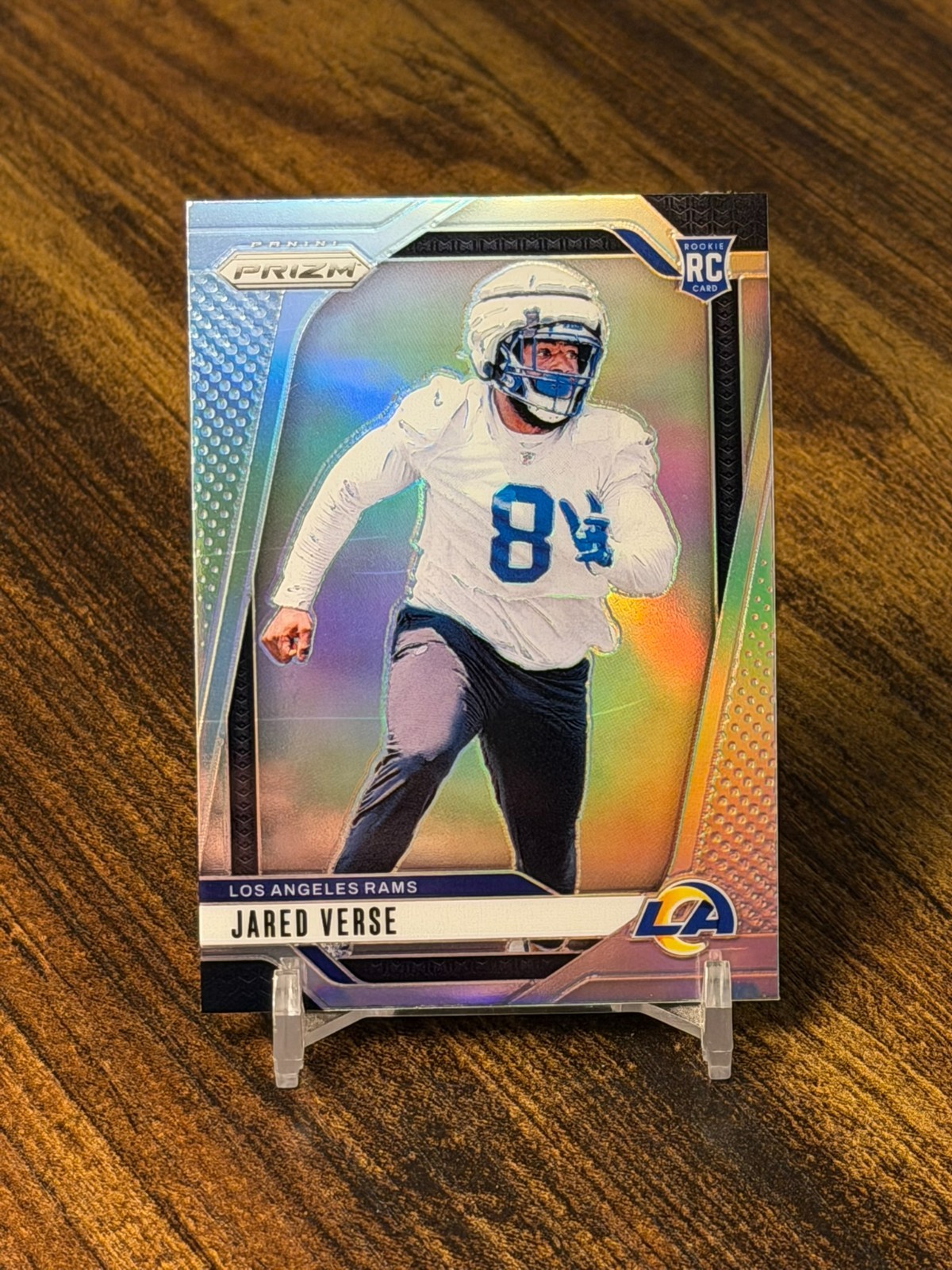 2024 Prizm JARED VERSE Silver Parallel Rookie Card No. 341 Los Angeles Rams