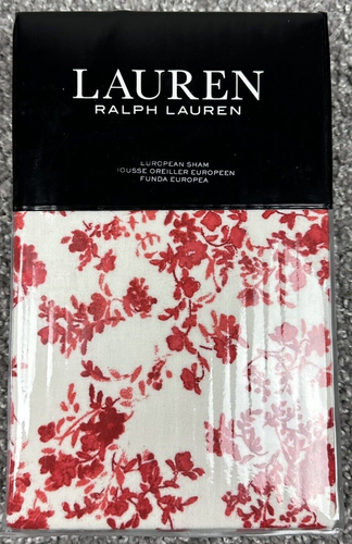 Lauren Ralph Lauren Flannel European Sham Rhyne Floral Size 26 x 26in - Picture 3 of 7