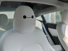 Tesla BayMax Decals for Seats- Set of 6