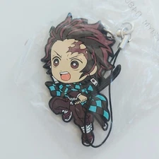 Tanjiro Ichiban Kuji Demon Slayer Rubber Strap Charm Keychain Japan