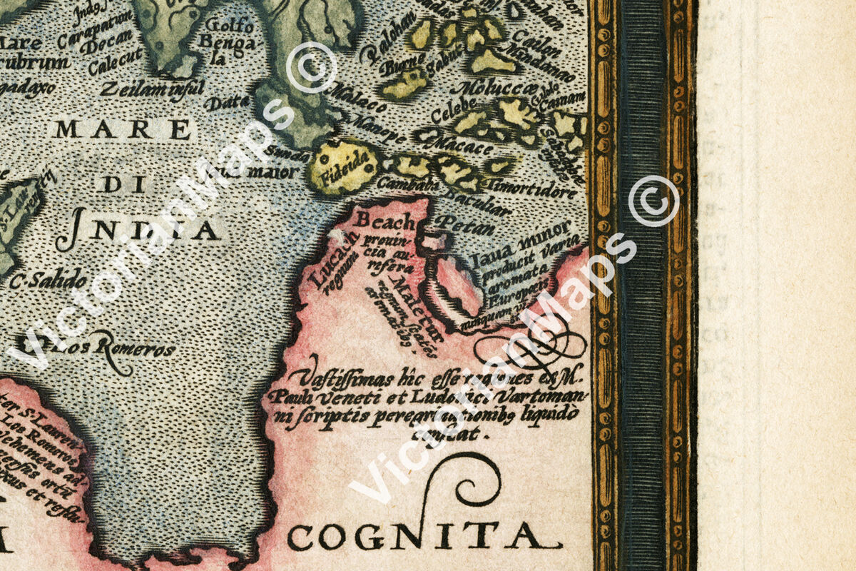 old early World map Terra Incognita Christ in America Quad old early World map Terra Incognita Christ in America Quad