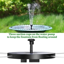AISITIN 2.5W Solar Fountain,with 6 Nozzles,for Garden, Ponds, Pool, Fish Tank