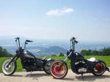 Parafango in acciaio Bobber per modelli moto Honda VT larghezza 170 x 650 mm tondo