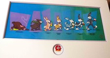 Warner Bros Limited Edition Animation Cel Evolution Of Bugs Bunny 689/750