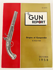 The Gun Report Oct 1958 Gunpowder Am Firearms Gettysburg Powder Horn + Vintage