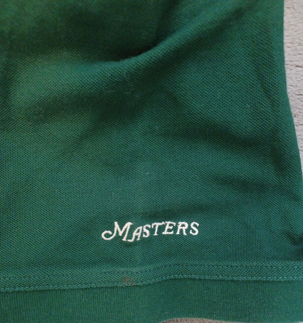 Masters Collection Solid Green Golf Polo Shirt Me… - image 3