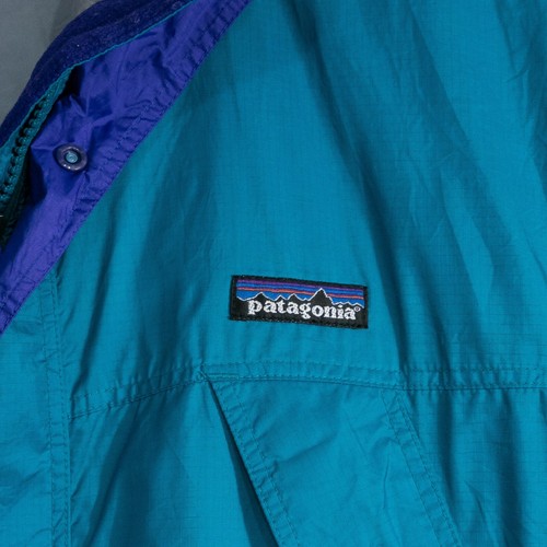 Patagonia All Terrain Windbreaker Jacket Kids Size 12 - Hooded Hiking Outdoors - Picture 4 of 6