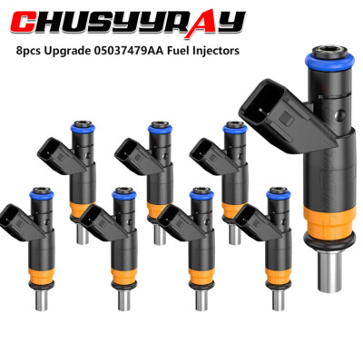 eRiNGo　0507 8pcs Upgrade 05037479AA Fuel Injectors For Dodge Durango 5.7L 2009