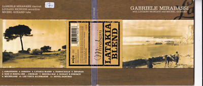 Gabriele Mirabassi, Michel Godard, Luciano Biondini -Latakia Blend- CD near mint