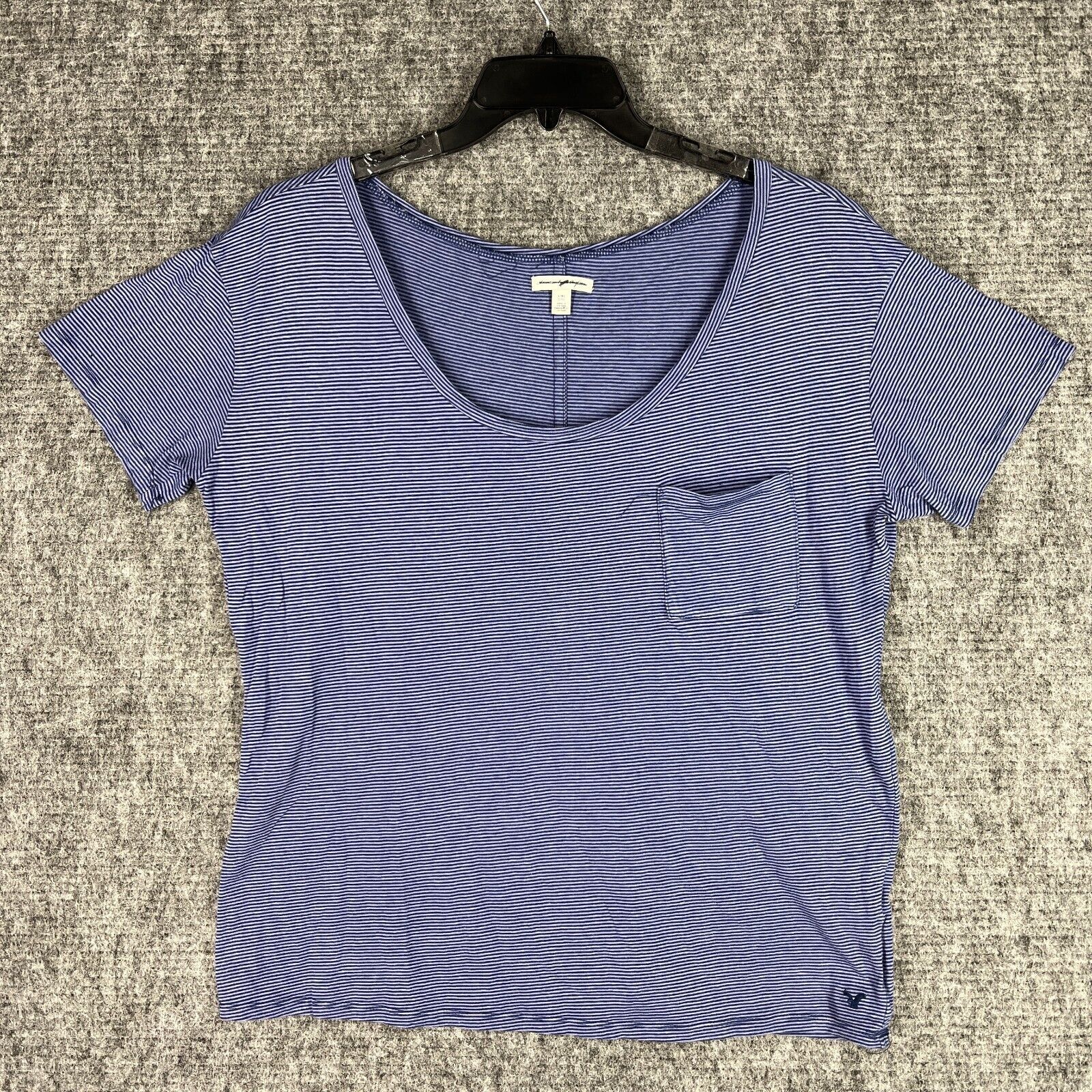 American Eagle Shirt Large Womens Basic Regular C… - image 1