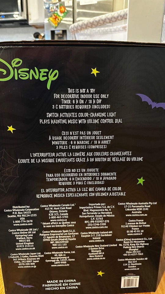 Disney Mickey JackOLantern Costco Exclusive 2024 NIB eBay