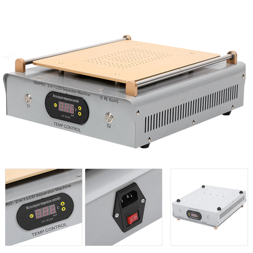 lcd screen separator heating hot plate factory