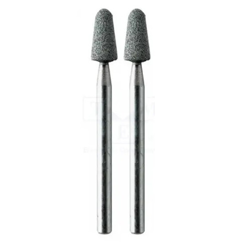 COPPIA DI MOLE ABRASIVE CONICHE IN CARBURO DI SILICIO 5X10mm 2 PZ PGMINI M.2420