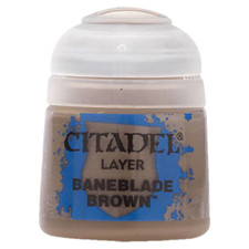 Citadel Baneblade Brown Layer - Paint Pot 12ml, Mini Paints, Lot of 6 New, 22-48