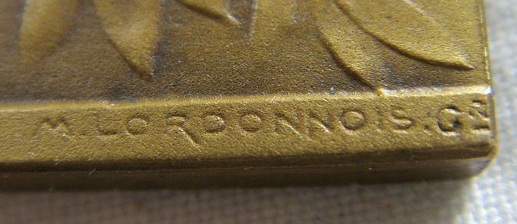 Médaille Tournois De Tennis – Echo De Paris 1925-1926 Par LORDONNOIS – Bronze