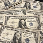 1935 One Dollar Bill Clean Silver Certificate Blue Seal Note • 1 Bill