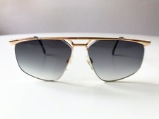 vintage ZOLLITSCH Cadre 9 bicolor West Germany NOS sunglasses Maritim 18K gold