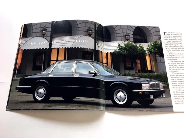 1991 Jaguar XJ6 Sovereign XJS Convertible 14-page Original Car Sales Brochure Foto 3 de 4