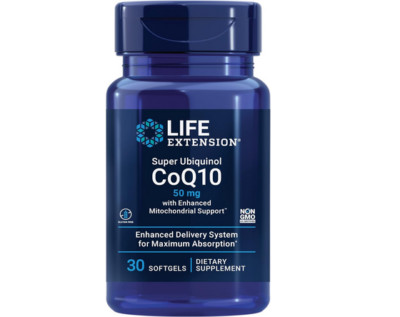 Life Extension Super Ubiquinol CoQ10 with Enhanced Mitochondrial Support 50mg