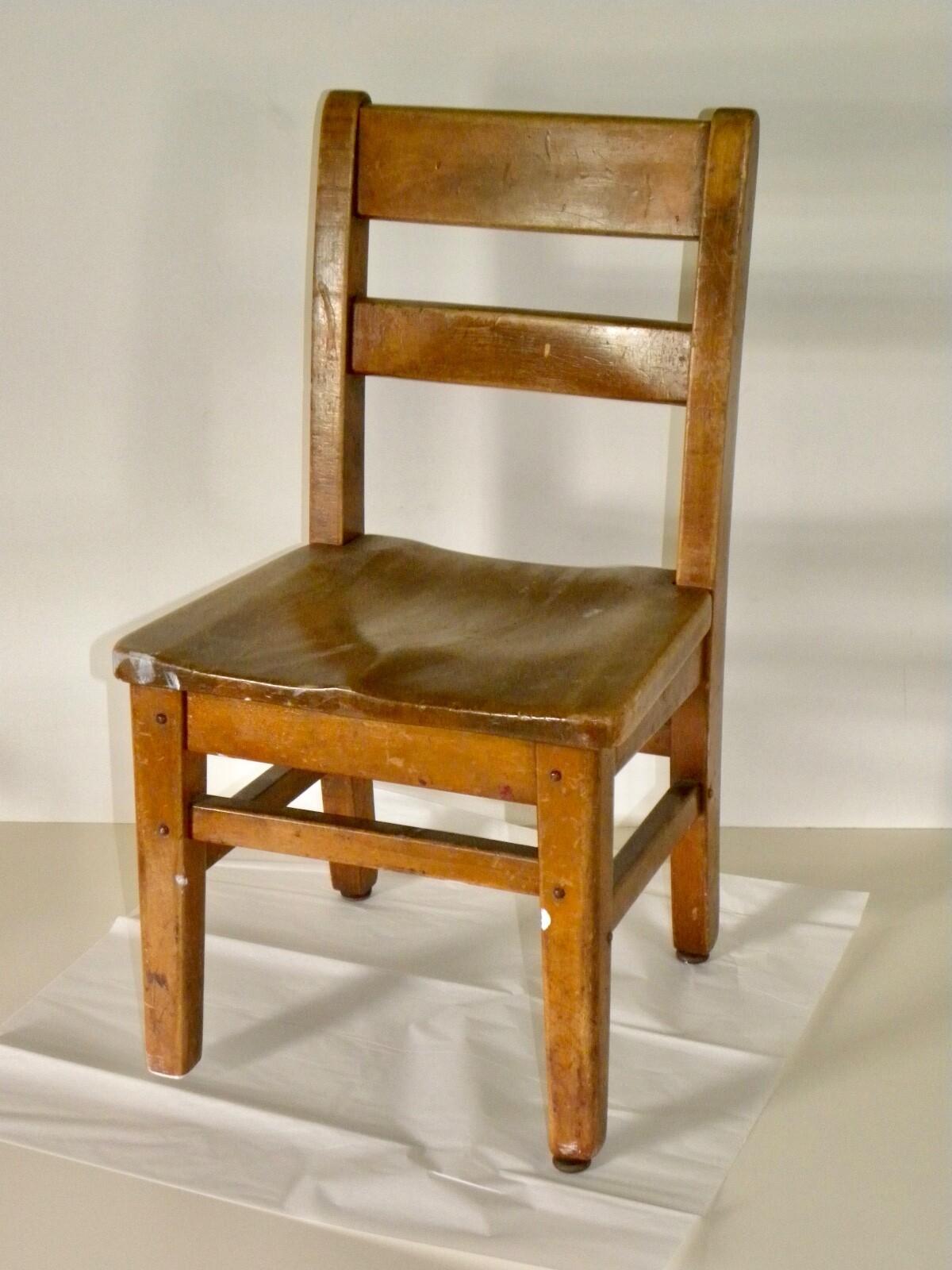 Iconic W H GUNLOCKE (Wayland, NY) Chair Vintage 23" Student