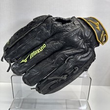 Mizuno GPL 1250F1 12.5" RHT Fast Pitch Softball Baseball Glove Mitt Black