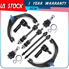 New 10pc Complete Front Suspension Kit Fits Dodge Ram 1500 - 4x4 - 5-Lug Models