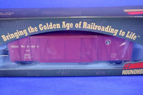 Roundhouse HO Scale Great Northern 50' Single-Sheathed Dbl Door Boxcar RND844XX - Picture 2 of 3