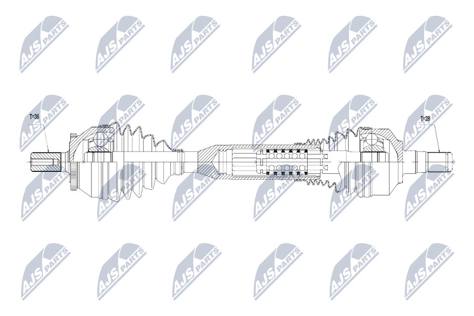 NPW-VV-050 NTY Drive Shaft for VOLVO - Image 7