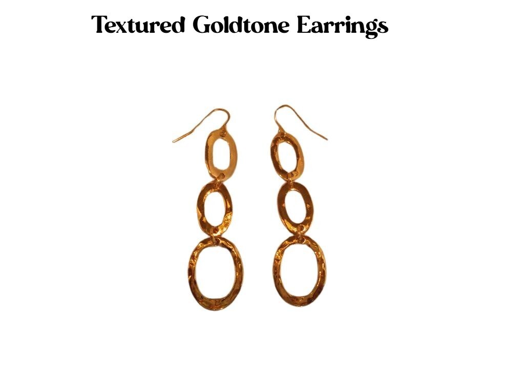 Gold Plated Earrings for Women - Gold Earrings Costume - Gold Dangle Earrings