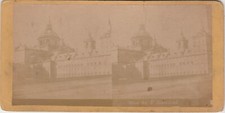 STEREO VINTAGE PRINT PHOTOGRAPH - SPAIN Escurial MONASTERY