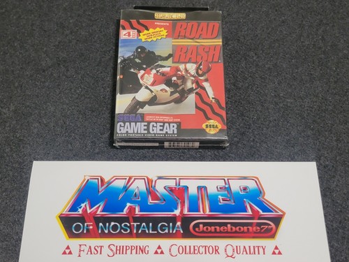 Sega Game Gear ROAD RASH Brand NEW Factory Sealed Complete CIB Rare