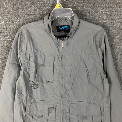 Mack Russo Windbreaker Jacket Men's XL Full Zip 100% Polyester