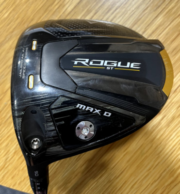 Callaway Rogue ST MAX D Driver 9,0° Regular Flex Cypher 50g Schaft LEFTY (CR12)