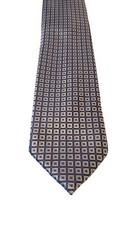 Bergamo New York Luxury Neck Tie Geometric Gr...