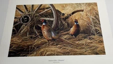 Rosemary Millette Autumn Glow Pheasants Signed Print 271/850