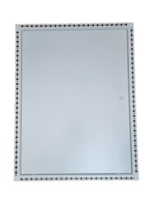 Budget Metal Access Panel, 600x 450mm, Beaded frame, White RAL9010