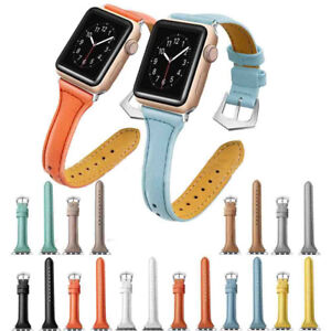 Leather-Watch-Band-Strap-Bracelet-for-iWatch-Apple-Watch-Series-3-2-1-38mm-42mm