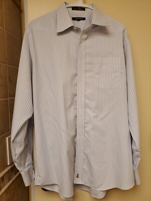 nordstrom wrinkle free dress shirt Nordstrom Men's Wrinkle Free Dress Shirt Smart Care Regular Fit Size L Xlnt!