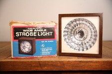 Vintage Strobe Light REALISTIC Original Box DJ Studio Dance Effect Mid Century