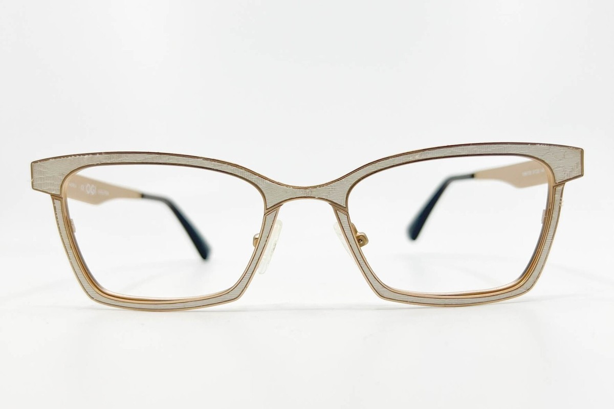 OGI Evolution 4306 1755 Eyeglasses Frames Womens Beige Full 