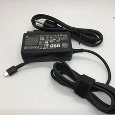 Genuine HP Laptop Charger AC Power Adapter L65505-003 L67440-001 USB-C 65W