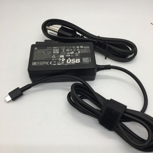 Genuine HP Laptop Charger AC Power Adapter L65505-003 L67440-001 USB-C 65W