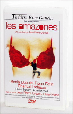 K7 Video VHS THEATRE, ''LES AMAZONES'', Chantal LADESOU, Aurélien WILK, DUBOIS