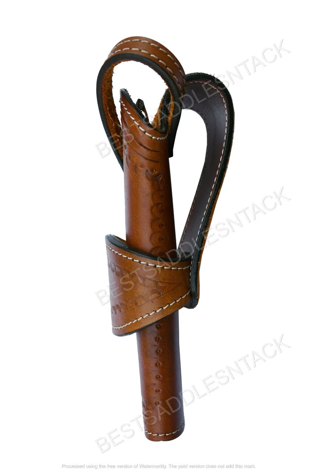 REVOLVER HOLSTER WESTERN GUN COVER PISTOL HOLSTERS LEATHER SINGLE ACTION COVERS - Image 3 of 4