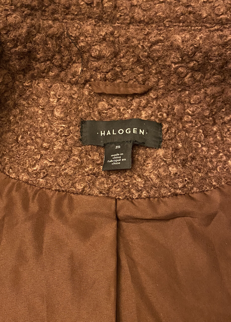 Halogen Double Breasted Shearling Lined Winter Te… - image 4