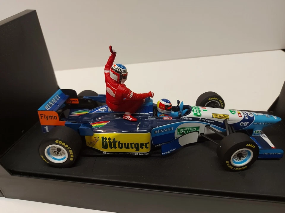 F1 Formula 1 Alesi first win Schumacher B195 1995 Minichamps 1:18 - Immagine 4 di 4