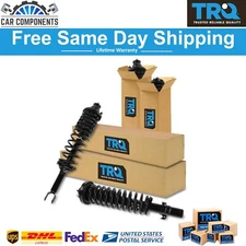 TRQ Strut Spring Assembly Front Rear Loaded Set of 4 For 1990-93 Honda Accord