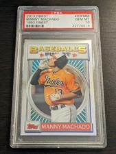 Manny Machado 2013 Finest 1993 #93FMM PSA 10 RARE POP 6