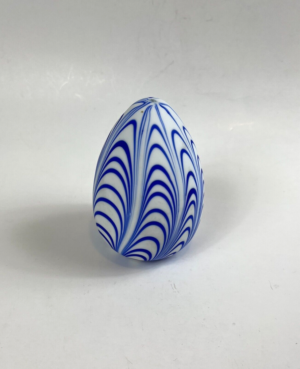 置物 Murano Glass Italy Egg Paperweight Vintage Hand Made Venetian Murano Italy Glass Egg Paperweight | eBay